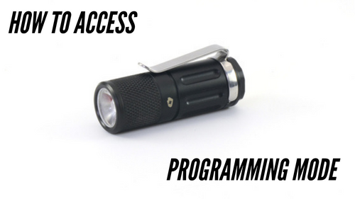 Quick Tip – Access Programming Mode