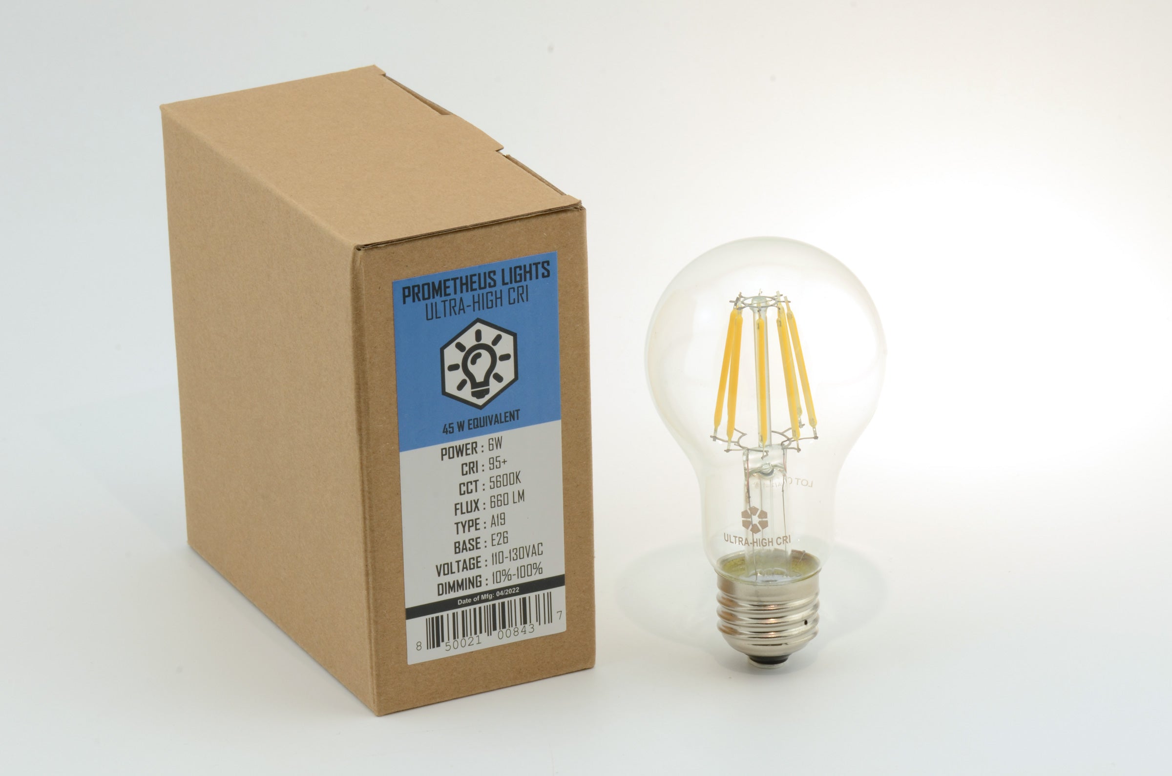 LED A19 Filament Bulb (ultra-high cri)