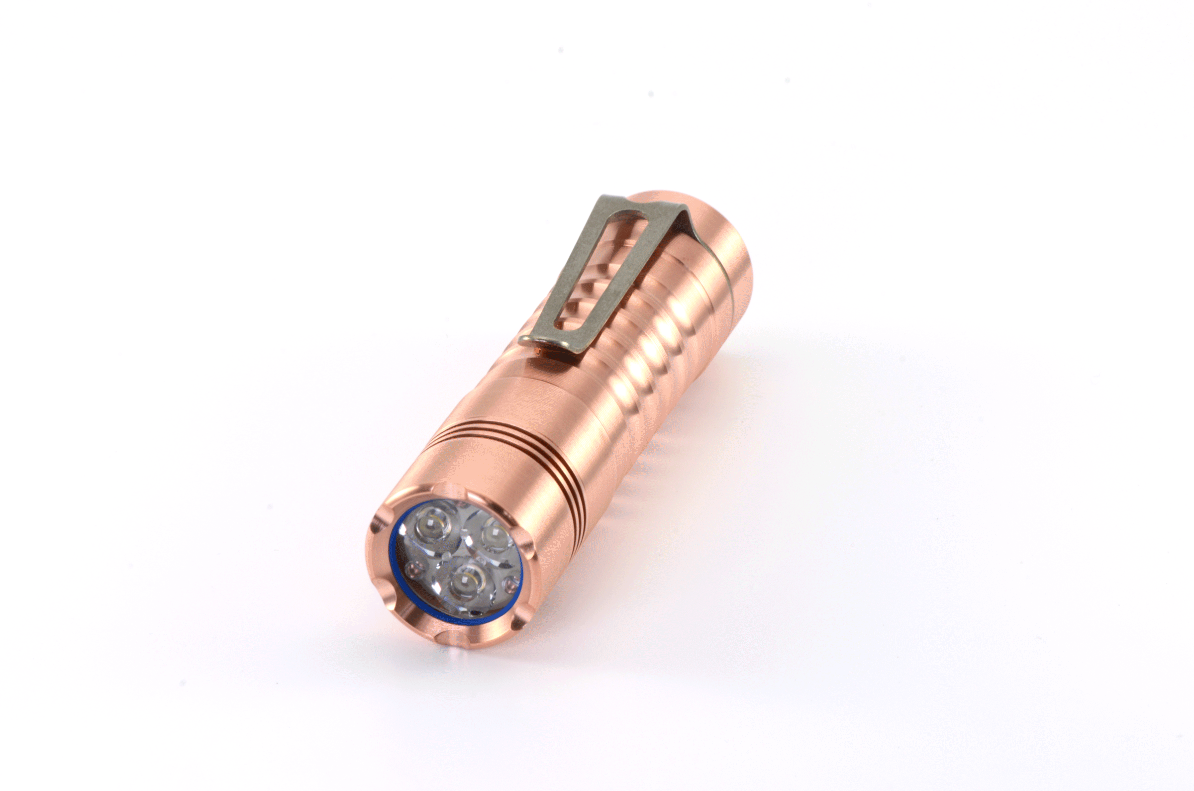 Delta Flashlight (Solid Copper)