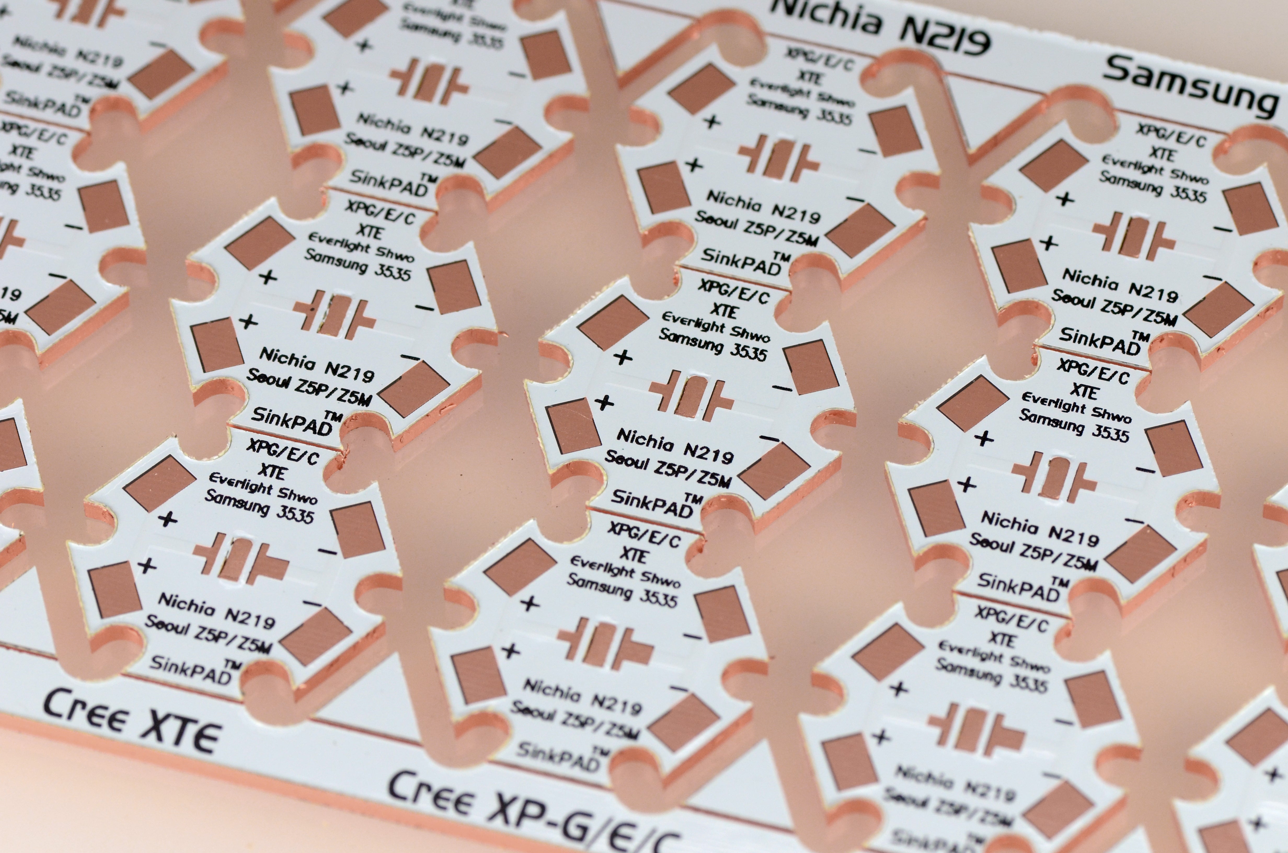 Copper 20mm MCPCB